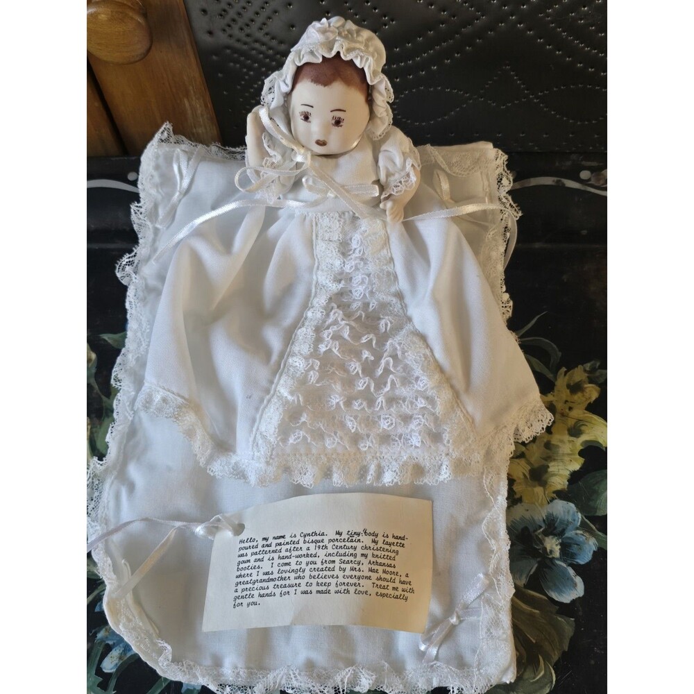Vintage Handmade Bisque Porcelain Baby Doll
